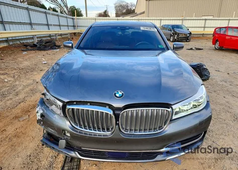 2016 BMW 750 Xi z USA, uszkodzony, nr VIN WBA7F2C57GG415458